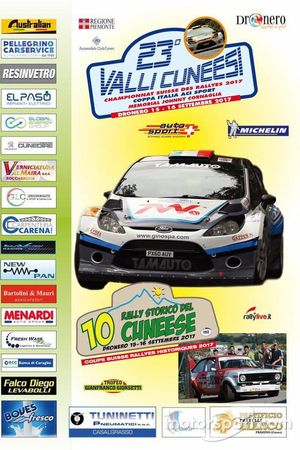 Locandina 23esima edizione Rally Valli Cuneesi