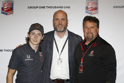 Andretti Autosport press conference with Zach Veach, Dan Towriss of Group One Thousand One, and Michael Andretti