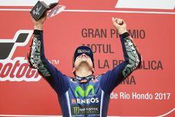 Podio: Maverick Viñales, Yamaha Factory Racing