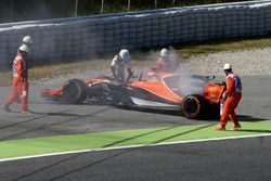 Defekt: Fernando Alonso, McLaren MCL32