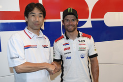 Tetsuhiro Kuwata HRC Director and Cal Crutchlow