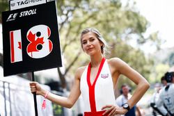 Grid Girl for Lance Stroll, Williams