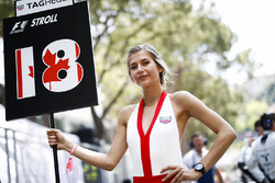 Grid Girl for Lance Stroll, Williams