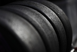 Worn Pirelli tyres