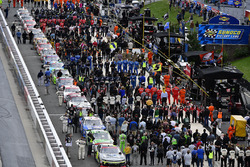 A general view of the starting grid