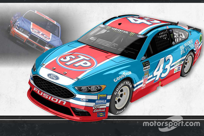 Throwback-Design: Aric Almirola, Richard Petty Motorsports Ford
