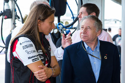 Simona de Silvestro, Nissan Motorsports; Jean Todt, FIA-Präsident