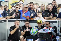 Le vainqueur Johann Zarco, Ajo Motorsport