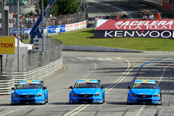 Nicky Catsburg, Polestar Cyan Racing, Volvo S60 Polestar TC1, Nestor Girolami, Polestar Cyan Racing, Volvo S60 Polestar TC1, Thed Björk, Polestar Cyan Racing, Volvo S60 Polestar TC1