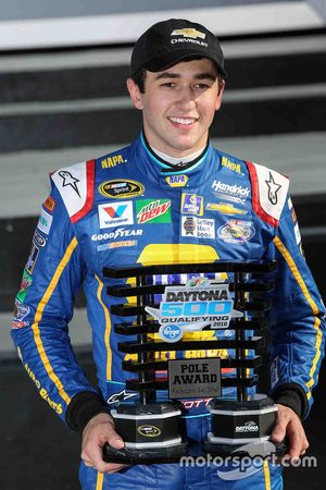 Polesitter Chase Elliott, Hendrick Motorsports Chevrolet