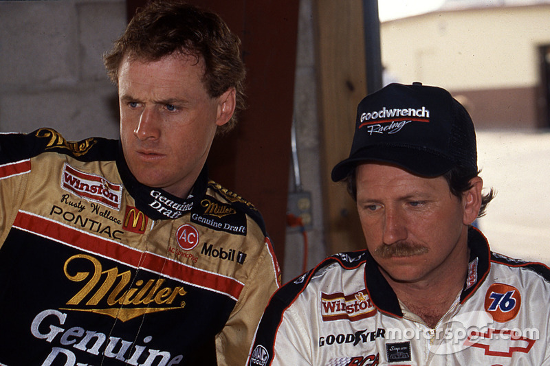 Rusty Wallace und Dale Earnhardt
