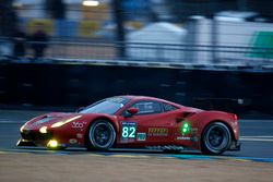 #82 Risi Competizione Ferrari 488 GTE: Giancarlo Fisichella, Toni Vilander, Matteo Malucelli