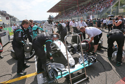 Нико Росберг, Mercedes AMG F1 W07 Hybrid на стартовой решетке
