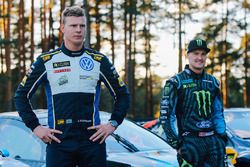 Johan Kristoffersson, Volkswagen Team Schweden, Andreas Bakkerud, Hoonigan Racing Division Ford