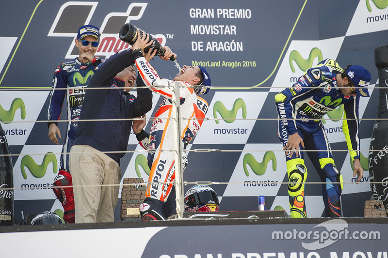 Podium: race winner Marc Marquez, Repsol Honda Team