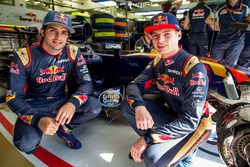 Carlos Sainz Jr., Scuderia Toro Rosso and Max Verstappen, Scuderia Toro Rosso