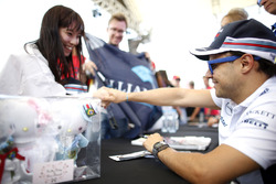 Felipe Massa, Williams, rencontre un fan