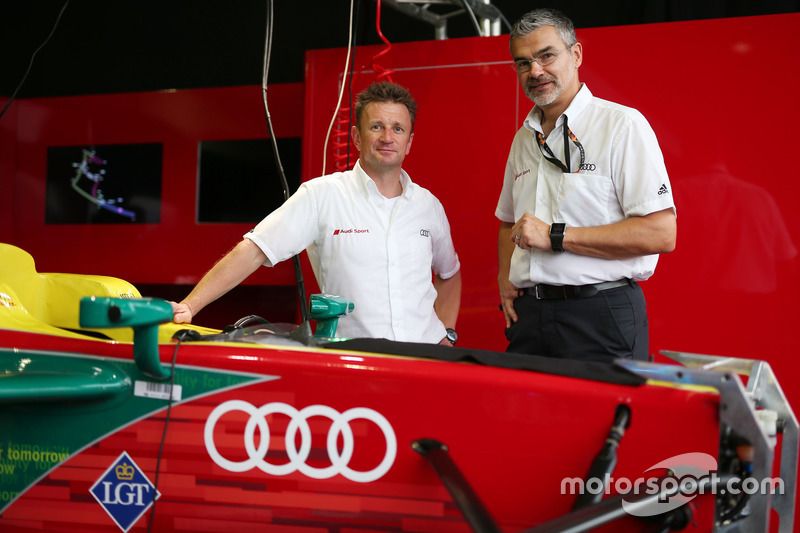 Allan McNish and Dieter Gass, Audi Sport