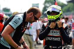 Sergio Perez, Sahara Force India F1 on the grid