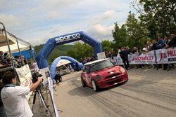 Partenza: Stefano Battaglioni, Mini Cooper S JCW #72, Sarnano Corse
