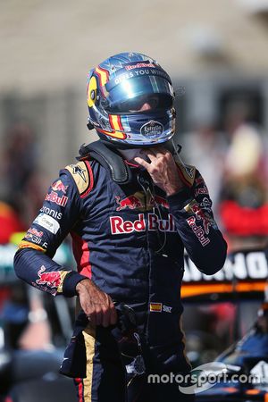 Carlos Sainz Jr, Scuderia Toro Rosso en parc ferme