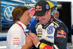 Jost Capito, directeur de Volkswagen Motorsport, et Jari-Matti Latvala, Volkswagen Polo WRC, Volkswagen Motorsport