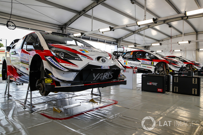 Toyota Gazoo Racing team area