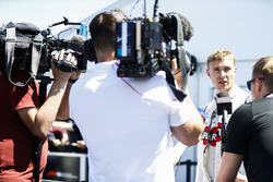 Sergey Sirotkin, Williams Racing, est interviewé
