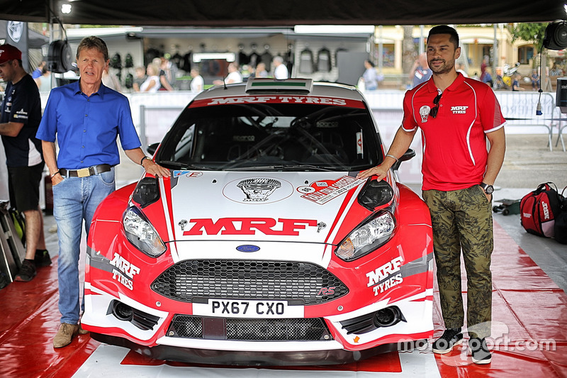 Malcolm Wilson, M-Sport, Gaurav Gill, Team MRF Tyres Ford Fiesta R5