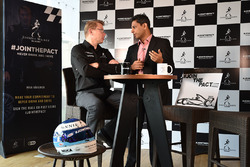 Mika Hakkinen with Kunal Shah