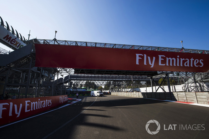 Detalle del circuito del Autódromo Hermanos Rodríguez