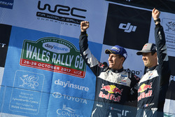 Podio: Sébastien Ogier, Julien Ingrassia, Ford Fiesta WRC, M-Sport