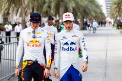 Max Verstappen, Red Bull Racing and Pierre Gasly, Scuderia Toro Rosso