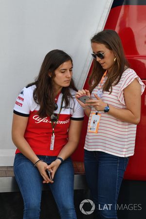 Paula and Tatiana Calderon, Sauber Test Driver