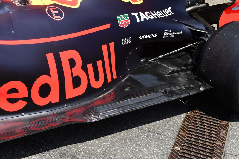 Red Bull Racing RB14 vloer