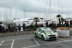 Umberto Scandola, Guido D'Amore, Skoda Fabia R5, Daytona Race