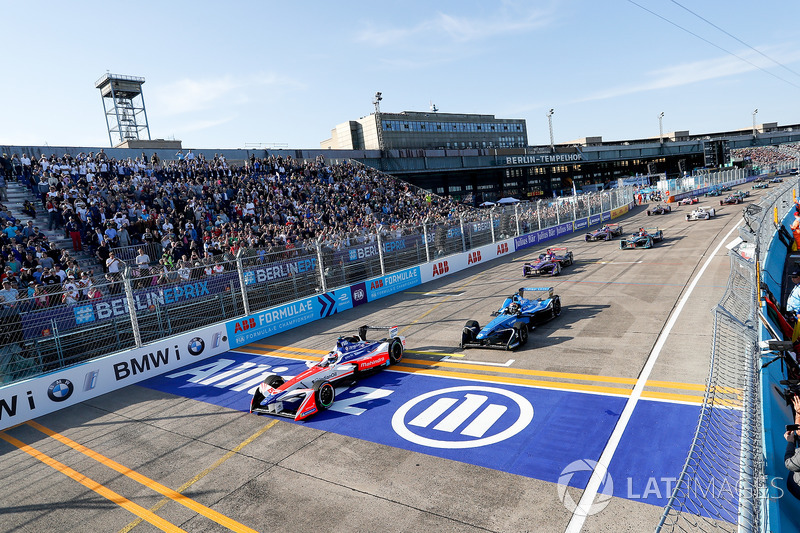 Felix Rosenqvist, Mahindra Racing, Sébastien Buemi, Renault e.Dams, Alex Lynn, DS Virgin Racing