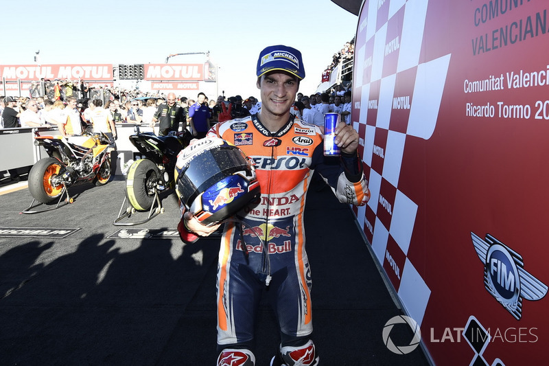 Race winner Dani Pedrosa, Repsol Honda Team