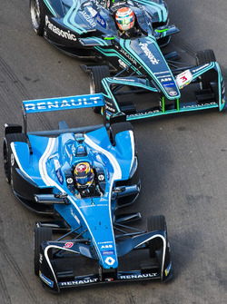 Sébastien Buemi, Renault e.Dams, Nelson Piquet Jr., Jaguar Racing