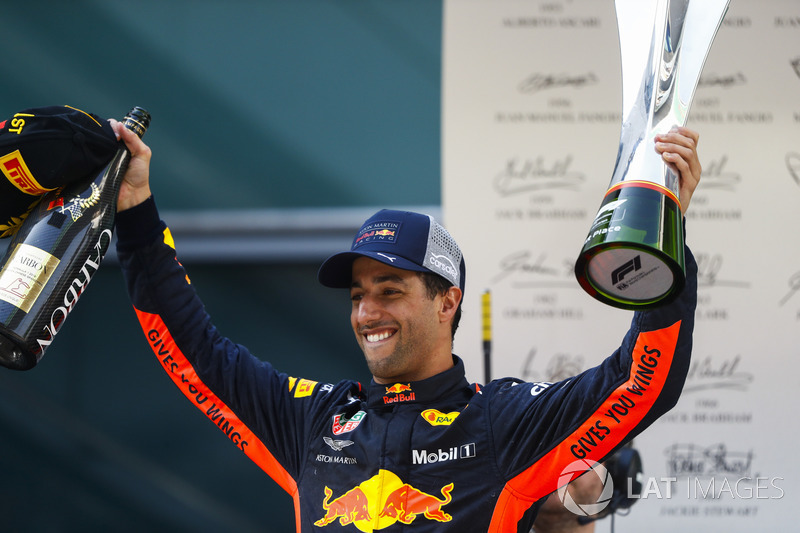 Victoria en China 2018 de Daniel Ricciardo, Red Bull Racing