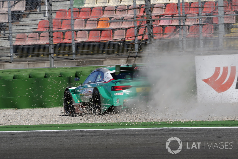 Crash, Nico Müller, Audi Sport Team Abt Sportsline, Audi RS 5 DTM