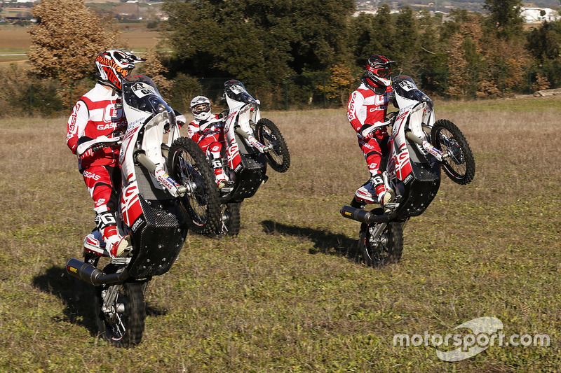 Johnny Aubert, Jonathan Barragán, Cristian España, GasGas Rally Team
