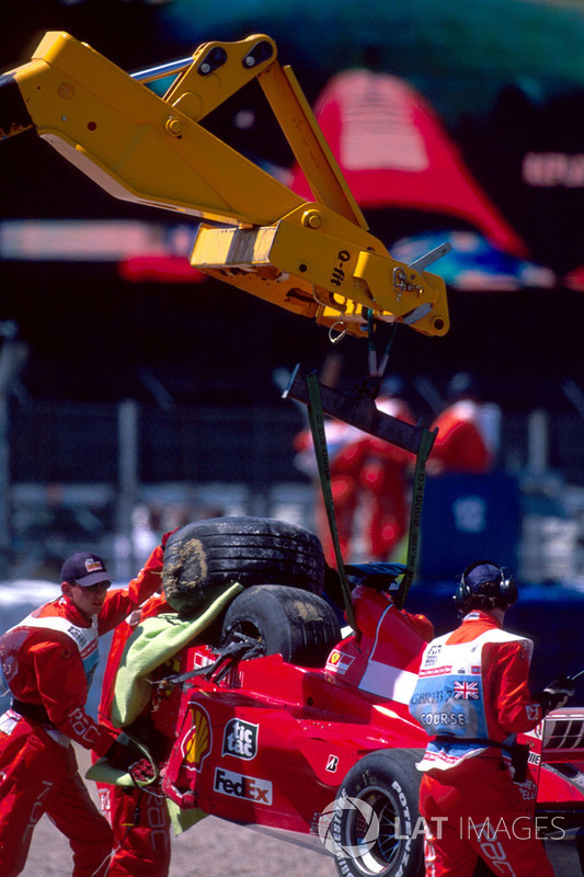 Michael Schumacher, Ferrari, kaza