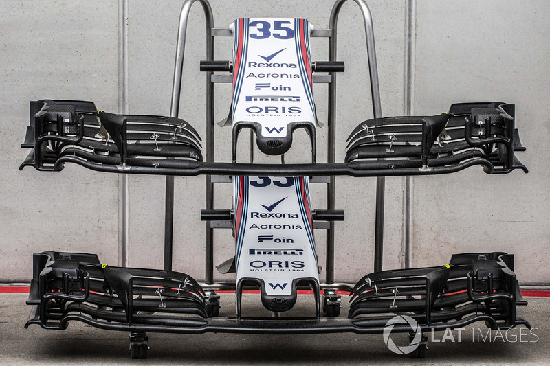 Williams FW41 nose and front wings