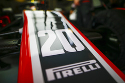 Le nez de la voiture de Kevin Magnussen, Haas F1 Team VF-18