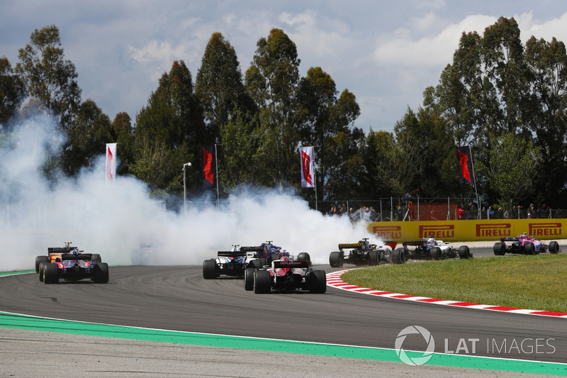 A nagy baleset és a végeredmény - F1 2018