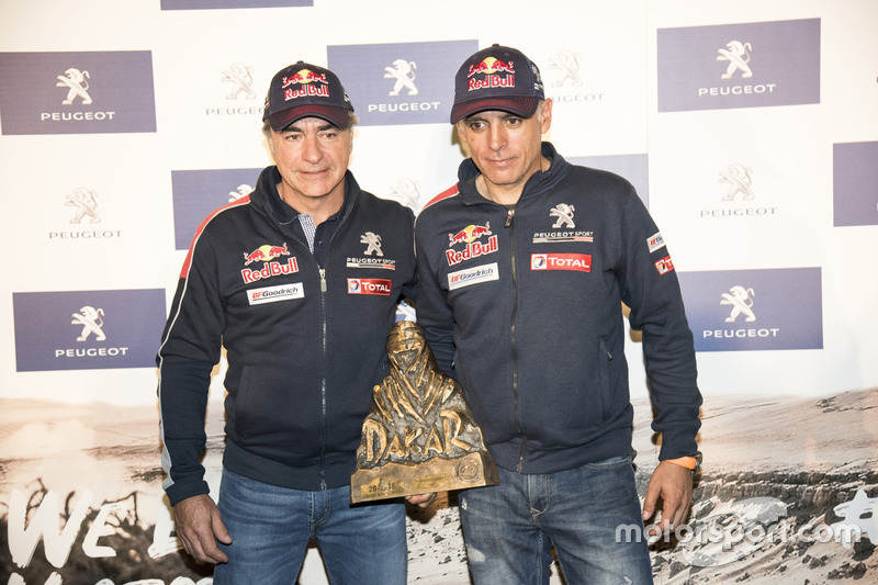 Dakar: Carlos Sainz y Lukas Cruz, Peugeot Sport