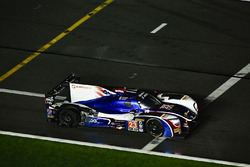 #23 United Autosports Ligier LMP2, P: Phil Hanson, Lando Norris, Fernando Alonso pit stop damage tir