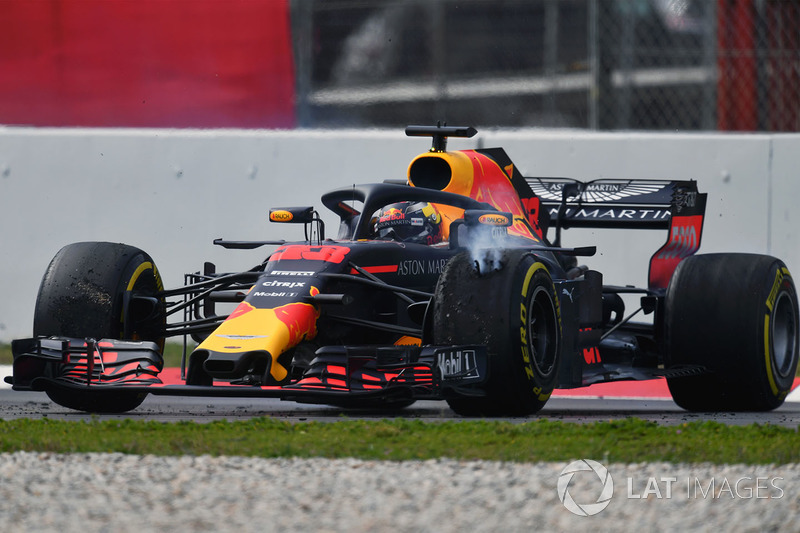 Max Verstappen, Red Bull Racing RB14 gira