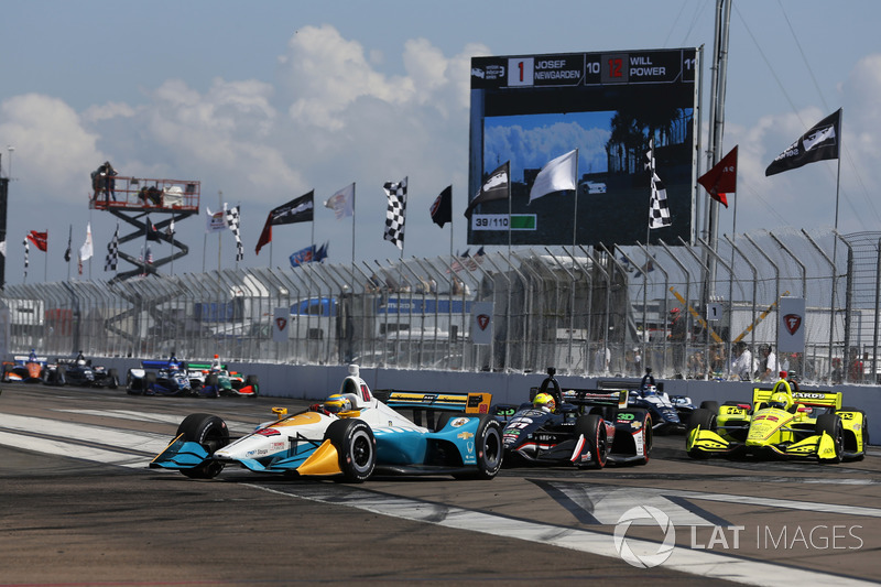 Gabby Chaves, Harding Racing Chevrolet, Spencer Pigot, Ed Carpenter Racing Chevrolet